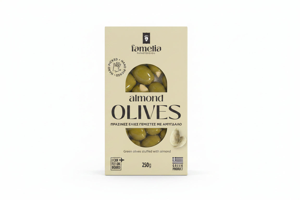 Groene Olijven Met Amandel